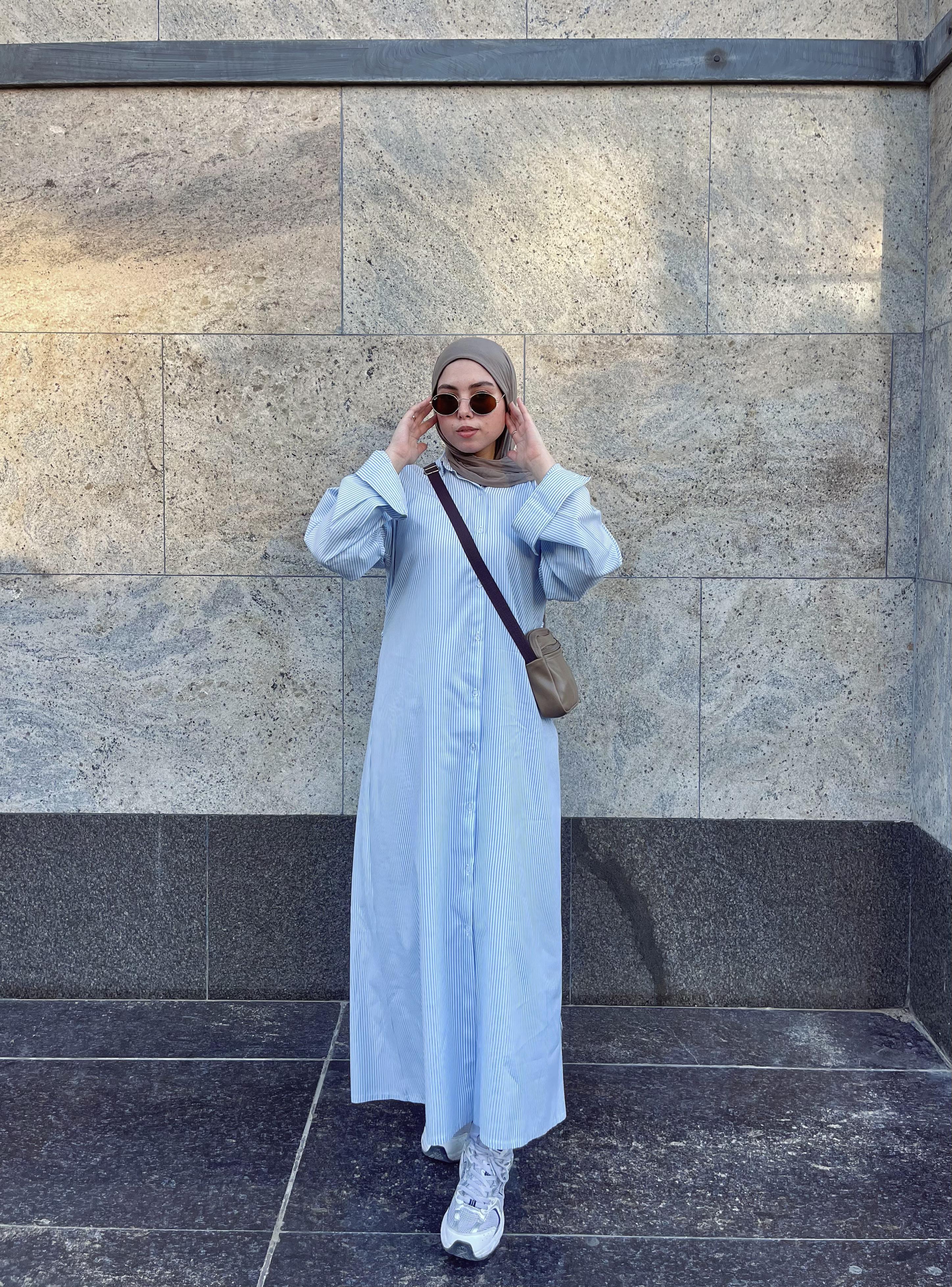 MODIVA stripped chemise