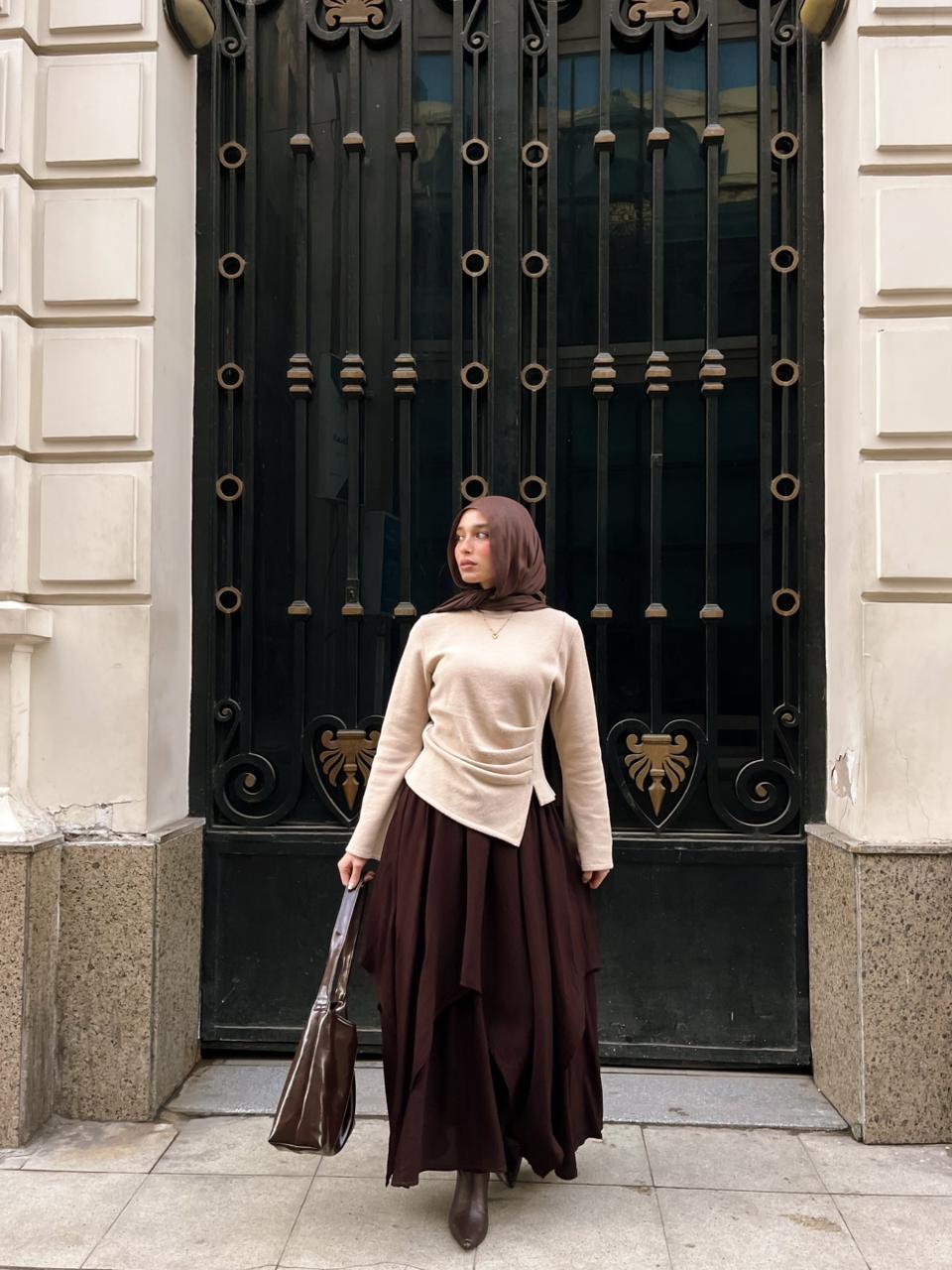 Elara set - Brown/beige