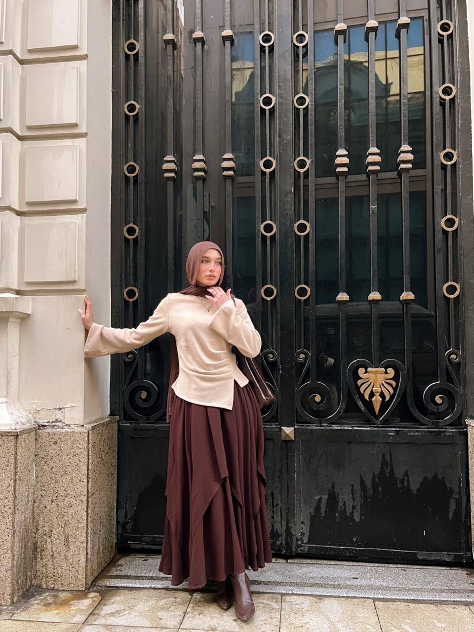 Elara set - Brown/beige